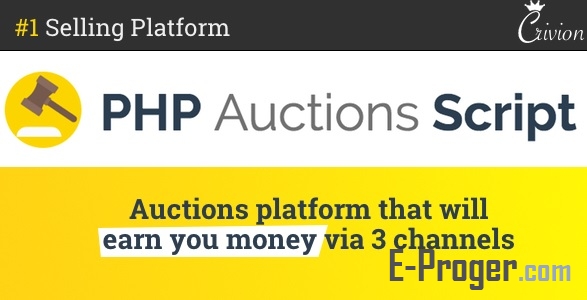 PHP Auctions Script v1.1.1 NULLED - скрипт аукциона