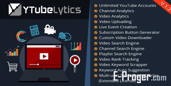 YTubeLytics v1.2 - Youtube аналитика и маркетинг