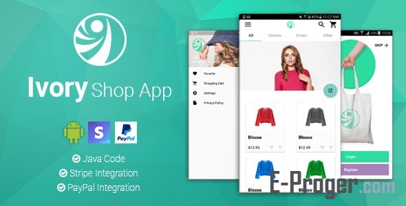 Ivory Shop v2.2.2 - Готовое приложение интернет магазина