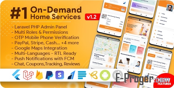 On-Demand Home Services - Сервис доски объявлений v1.2.1